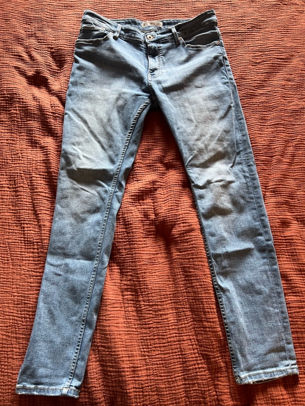 Mango Light Blue Jude Slim Jeans